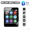 MP3 MP4 -spelare Portable MP3 Player Bluetooth 5.0 Musik Stereo Speaker Mini MP4 Video Playback med LED -skärm FM Radioinspelning för Walkman