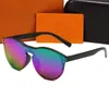 Blomslins solglasögon Nyhetsdesigners för kvinnor Mens Sun Glasögon Full Frame Proof Mixed Color Triomphe Quay Men L23001