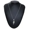 Pendant Necklaces WeSparking EMO Stainless Steel Necklace Geometric Lighting Star Awl Set Fashion Jewelry