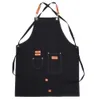 Aprons 1pc Hairdressing Barber Smock Waitress Clothes Vest For Salon Barbers Groomers h207569455