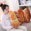 Creative Simulational Plush Bread Burger Shape Pillow Funny Food Nap And Cushion Kids Toy Birthday Gift 50cm 55cm 231227