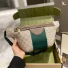 Designer Fanny Pack Bumbag Mens TALIST TABY Luksusowe temperament paski na pasek mężczyzn Pakiety klatki piersiowej torba na ramię G Cross Body torebka