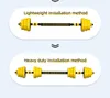 Fitnessgeräte für Hantel -Männer mit einstellbarem Gewicht, hausgemachtes Eisenhantel -Langhantel -Set, abnehmbares Paar 10 kg 15 kg 20 kg 30 kg 40 kg
