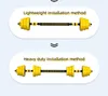 Dumbbell Erkekler Fitness Ekipmanı Ayarlanabilir Ağırlık, Ev Katı Demir Sarılı Barbell Seti, Çıkarılabilir Çift 10kg 15kg 20kg 30kg 40kg