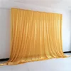 Telón de fondo de la fiesta Decoración de la boda Drape Grandes eventos Fondo Paño Seda de hielo Telones de fondo brillantes Paneles Cortinas colgantes 231227