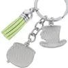 Keychains decorações de chaveiro Miss Locket St Patricks Gifts Backpack de liga de zinco