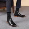 Брендовые мужские ботинки челси Desai, рабочая обувь, ботинки ручной работы из натуральной коровьей кожи, обувь для торжественного платья, свадьбы, деловой вечеринки 231225
