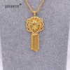 Set di gioielli Dubai Collana in oro con orecchini pendenti per donne Africane Francia Matrimonio indiano Festa 24K Set di gioielli da sposa regali 2220v