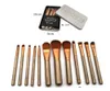 Pinceaux de maquillage 12 ensemble boîte de fer combinaison poudre libre Blush ombre à paupières brosse outils de beauté 9223671