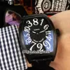 Nya Crazy Hours 8880 CH NR Black Dial Automatic Mens Watch PVD Black Case Leather Strap Cheap High Quality Gents Wristwatches2435