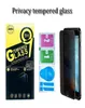 Sekretess Temperat glasskärmskydd för iPhone 14 14Pro 13 12 Pro Max 7 8 Plus med Pack Antispy Protect Film5662236