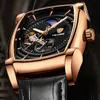 Luxe Merk Tevise Automatische Mannen Horloges Mechanische Horloges Tourbillon Mannelijke Zelfopwindende Sport Horloge Relogio Masculino288q