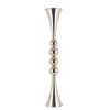 Gold Vases Metal Wedding Centerpieces Event Flower Road Lead Home Hotel Decoration 10 PCS/ Lot