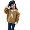 ジャケットチルドレンズウェア2023年秋の女の子の長袖カーディガンセーターコート外国