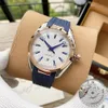 High Quality Top Brand OMEGX Seamasterx Observatory Series Stainless Steel Leather Silicone Strap Sapphire Mirror Designer Movement Mechanical Watch