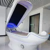 Sauna a vapor de ozônio para salão de beleza terapia de luz cápsula de sauna infravermelha bluetooth-música massagem desintoxicação cama