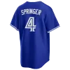 27 Vladimir Guerrero Jr. Toronto Custom Baseball Jersey Blue George Springer Jays Daulton Varsho 11 Bo Bichette Whit Merrifield Kevin Gausman Matt Chapman