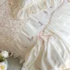 BEIGE Pink 1000TC Cotton Egyptian Cedding Bedding Desen Flores Bordados de Bordado de Bordado de Bordado de Tampa da Capa de Bedia 231227