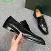 BERLUTI Chaussures habillées pour hommes en cuir Oxfords Berlut Nouveaux hommes Venezia en cuir de veau Lefu Chaussures faites à la main motif crocodile coloré Chaussure d'affaires décontractée en cuir HB3R