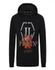 Bärenmarke Herren Hoodies Sweatshirts warmes dickes Sweatshirt Hip-Hop Lose charakteristische Persönlichkeit PP Schädel Pullover Rhein Luxus Männer Hoodie 211663545721