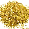 500g1kg Metallic Foil 15cm Rose Gold Round Star Heart Sequin Table Confetti Baby Shower Wedding Birthday Party Decorations 231227