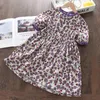 Girl Dresses Summer Infant Baby Girls Short Sleeve Flower Casual Dress Clothing Kids Party Fancy Clothes Princess Costumes