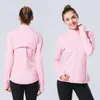 lu lu lemons s yoga sport women coat fiessジャケットスポーツクイックドライアクティブウェアトップソリッドジップアップスウェットシャツスポーツウェアSウェアスウィース