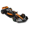 Bburago 1 43 McLAren Team MCL60 4 # LANdo Norris 81 # Piastri FormuLA One alliage Super jouet modèle de voiture moulé sous pression 231227