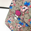 Designer Kinderbrief Gedrukte rugzakken Ins INS BOURDS GIRLEN Double Packet Schoudertas Fashion Kids Cartoon Deer Casual Backpacks aktetas S0983