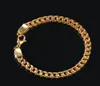 Gouden Herenarmbanden Hip Hop Jeweley Goud Verzilverd Cubaanse Link 316L Roestvrij Staal Herenarmbanden8086812