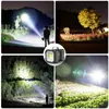 1 st superheldere oplaadbare LED-zaklamp, 4 standen hoog lumen, lange stand-by, waterdicht, USB kamperen wandelen LED-spotlamp zaklamp