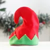 Berets Christmas Hat Style Red And Green Velvet Bell Holiday Party Headwear Accessories Gorros Invierno Mujer Cap