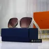 Desginer loius vuiton Sunglass 2024 Новые модные женские очки Высококачественные солнцезащитные очки в большой оправе, популярные в Интернете Уличная съемка для похудения