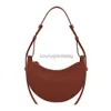 2024SS Saco de Luxo Numero Dix Half-Moon Bag Full-Grão Texturizado Suave Bezerro Couro Tote Designer Zip Fechamento Crossbody Mulheres Hobo Bolsas Bolsas De Ombro Bolsa