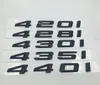 Black ABS 420i 428i 430i 435i 440i Emblems Badges Letter Decals For BMW 4Series F32 F33 F36 Emblem8108425