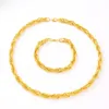 Серьги по ожерелью набора Bangrui Man Chain Gold Color Colleclebret for Men Fashion Party Wedding Gifts