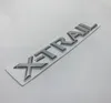 3D -bil bakre emblem Badge Chrome x Trail Letters Silver Sticker för Nissan Xtrail Auto Styling9030817