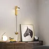 Lampa ścienna długie kinkiety antyczne oświetlenie łazienki Nicho de Parede sypialnia światła dekoracja LED Applique