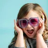 Sonnenbrille für Kinder, quadratischer Rahmen, modisch, für Babys, zum Spielen im Freien, Sonnenschutz, niedliche Reitparty, grenzüberschreitend