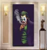 The Joker Wandkunst, Leinwandgemälde, Wanddrucke, Bilder, Chaplin Joker Filmplakat für Heimdekoration, moderne Malerei im nordischen Stil7634457