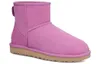 Stivali da neve caldi retrò moda donna personalizzati fatti a mano scarpe casual UG Classic Mini II 'Rosa Viola' 1016222-WDF