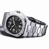 Bell Ross Herren-Armbanduhr, Premium, klassisch, quadratisch, Quarz, Luxus-Datum, Stahlband, Montre Homme-Armbanduhr, Relogio Masculino253L