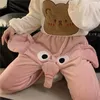 Women's Pants Winter Women Funny Anime Pajama Y2k Korean Harajuku Elephant Trunk Home Cutekawaii Trousers Men Clothes