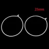 mic 1000pcs silver plated wine glass charms wire hoops 25mm jewelry diy jewelry findings components 263J