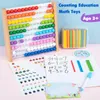 Ahşap Abaküs Eğitim Matematik Oyuncak Çocuklar Gökkuşağı Sayma Boncukları Sayılar Aritmetik Hesaplama Bulmacası Montessori Öğrenme 231228