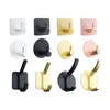 Hooks & Rails Aluminium Alloy Door Hook Self Adhesive Home Wall Mti-Purpose Clothes Hange Bags Key Rack Kitchen Towel Lx4472 Drop Deli Dhqrb