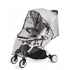 Akcesoria Eva Baby wózek Wodoodporna osłona deszczowa Przezroczysta zapłodka na kurz wiatrowa Otwarta dla Pushairs Rain Coat 231228