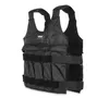 50kgLoading Weighted Vest For Boxing Running Training Body Equipment Adjustable Exercise Vest Black Jacket Swat Sanda Sparring Pro8532093