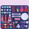 Kinder Make -up -Kit für Mädchen waschbarer kosmetischer sicherer Safer ohne giftiges Make -up Set Toys Little Girl Weihnachtsgeburtstagsgeschenk 231228