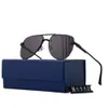 Desginer Loius Vuiton Solglasögon 2022 Nya tryckta kvinnors solglasögon Cut Edge Toad Mirrors Show Thin UV Resistant Solglasögon Kvinnor
